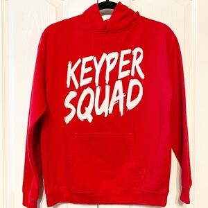 Collins Key red hoodie size L KEYPER SQUAD
